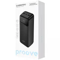 Универсальная мобильная батарея Повербанк Proove Illuminator 2 30000mAh 22.5W Черный Универсальная мобильная батарея Повербанк Proove Illuminator 2 30000mAh 22.5W Черный