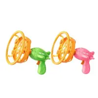 Пістолет з мильними бульбашками Bubble Gun H035 з пропейлером 2 в 1 + 250мл