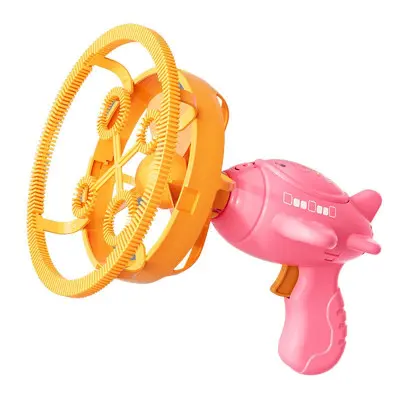 Пістолет з мильними бульбашками Bubble Gun H035 з пропейлером 2 в 1 + 250мл