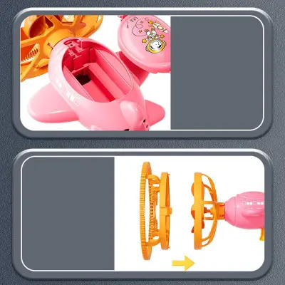 Пістолет з мильними бульбашками Bubble Gun H035 з пропейлером 2 в 1 + 250мл