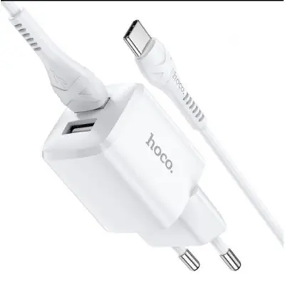 Сетевое зарядное устройство Hoco N8 Briar Type-C White, Белый Сетевое зарядное устройство Hoco N8 Briar Type-C White, Белый