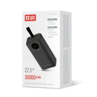 Универсальная мобильная батарея Повербанк ColorWay 22,5W 30000mAh EnergyPlus Черный Универсальная мобильная батарея Повербанк ColorWay 22,5W 30000mAh EnergyPlus Черный