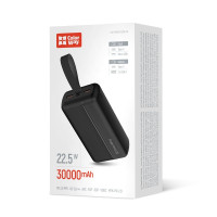 Универсальная мобильная батарея Повербанк ColorWay 22,5W 30000mAh EnergyPlus Чёрный Универсальная мобильная батарея Повербанк ColorWay 22,5W 30000mAh EnergyPlus Чёрный