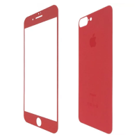 Защитное стекло 4D iPhone 6 (f/b) Красное