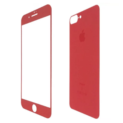 Захисне скло 4D iPhone 6 (f/b) Червоне
