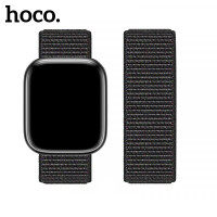 Ремінець Apple Watch 42-49мм Hoco WA02 Nylon Чорний Ремінець Apple Watch 42-49мм Hoco WA02 Nylon Чорний
