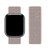 Ремінець Apple Watch 38-41мм Hoco WA02 Nylon Рожевий (Powder Sand)