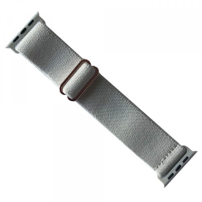 Ремінець Apple Watch 42-49мм Hoco WA04 Elastic Nylon Білий (Star Color)