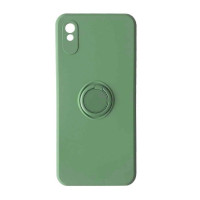 Чехол накладка Ring Xiaomi Redmi 9A Зелёная
