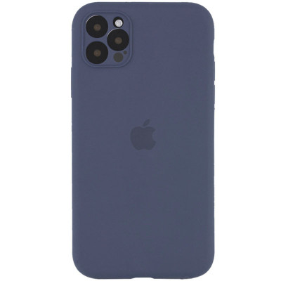 Чехол накладка HC iPhone 13 Pro Max Лавандово-серая (46) Lavander Gray Full