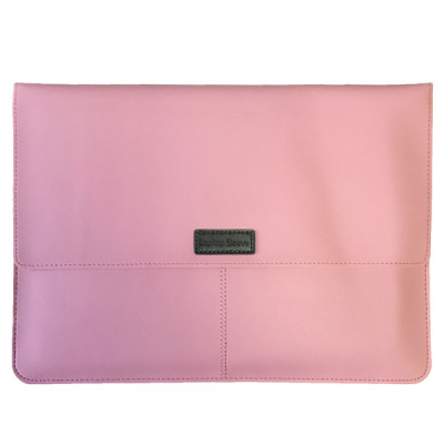 Чохол-конверт-подставка New Leather для MacBook 13,3" Рожевий