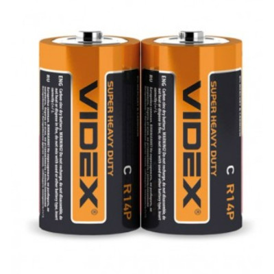 Батарейка Videx R14 щелочная