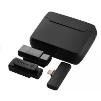 Бездротовий петличний мікрофон S16S Dual IOS Black, Чорний Бездротовий петличний мікрофон S16S Dual IOS Black, Чорний