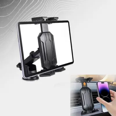 Автотримач для планшету 4in1 Tablet UKC4I (4"-14") Black, Чорний