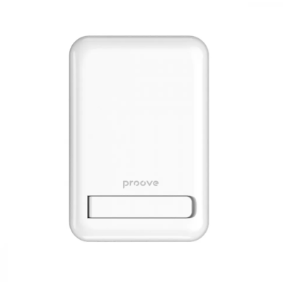 Універсальна мобільна батарея Повербанк Proove Booster MagSafe 10000 mAh 20W Біла