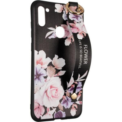 Чехол накладка Flower Rope Samsung A115/M115 (A11/M11) Черная