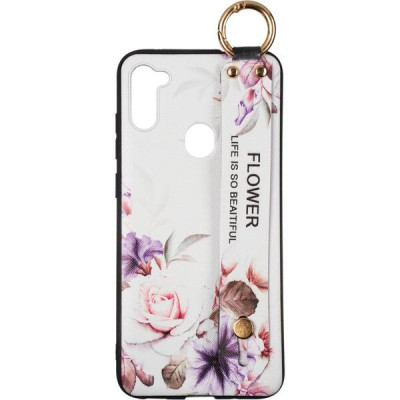 Чехол накладка Flower Rope Samsung A115/M115 (A11/M11) Белая