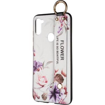 Чехол накладка Flower Rope Samsung A115/M115 (A11/M11) Белая