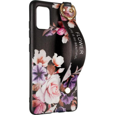 Чехол накладка Flower Rope Samsung A515 (A51) Черная