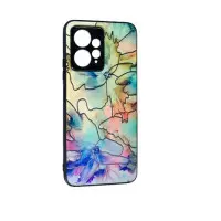 Чехол накладка Marble UV Xiaomi Redmi Note 12 Зеленая