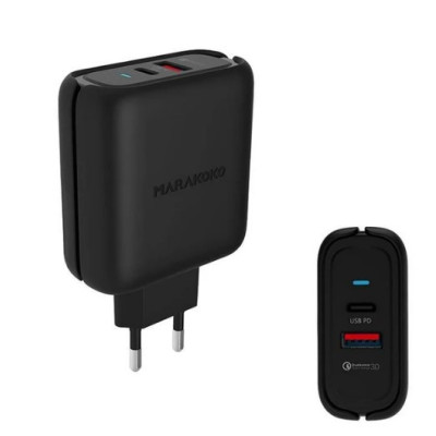 СЗУ Marakoko MA27 USB+USB-C QC3.0 42W