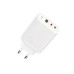 Мережевий зарядний пристрій XO CE04 1USB(45W) + 2USB-С (65W) + Кабель Type-C to Type-C White, Білий