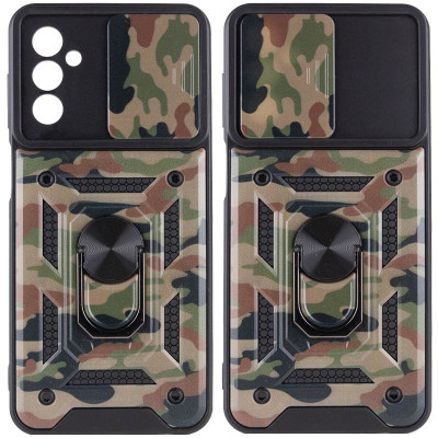 Накладка Serge Ring Camshield Camo Samsung A047 (A04s) Коричнева