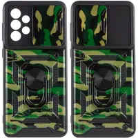 Чехол накладка Serge Ring Camshield Camo Samsung A536 (A53) Зеленая