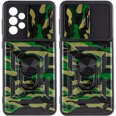 Накладка Serge Ring Camshield Camo Samsung A536 (A53) Зелена