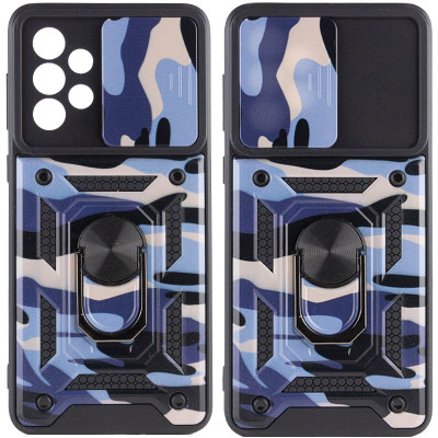 Чехол накладка Serge Ring Camshield Camo Samsung A536 (A53) Фиолетовая