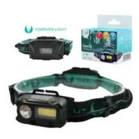 Ліхтар на голову Forever Light Sporty XP-E 3W+COB 3W 160lm 1200mAh Ліхтар на голову Forever Light Sporty XP-E 3W+COB 3W 160lm 1200mAh