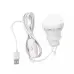 Підвісна LED лампа USB 5w (холодний колір) + вимикач