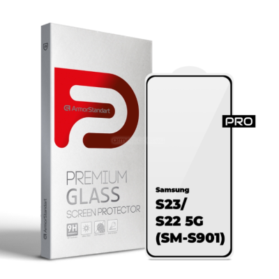 Защитное стекло Armor 3D Samsung S23 (S911) Чёрное