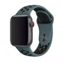 Ремешок Apple Watch 38мм Nike Изумрудный/Черный Ремешок Apple Watch 38мм Nike Изумрудный/Черный