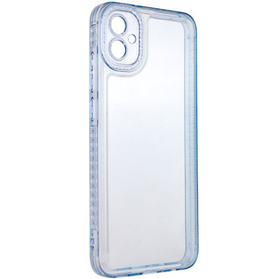 Чехол накладка Starfall Samsung A04e (A042) Голубой