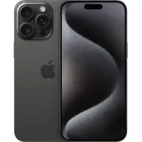 Смартфон Apple iPhone 15 Pro 256Gb Black Titanium, Чорний (Б/В) (Ідеальний стан)