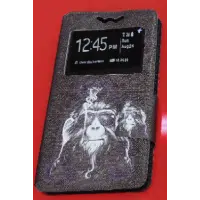 Чохол-книжка Універсальна 5.0" Slider Мавпа в окулярах