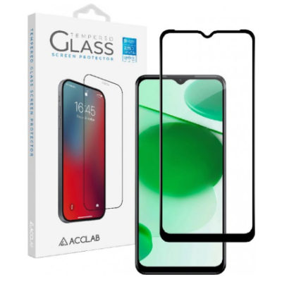 Защитное стекло Acclab 3D Realme C35 Чёрное