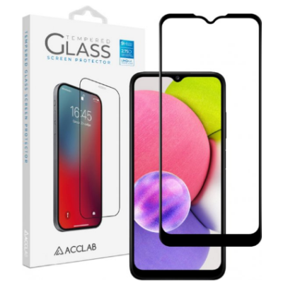 Захисне скло Acclab 3D Samsung A035 (A03) Чорне