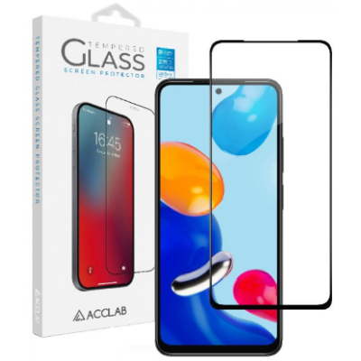 Захисне скло Acclab 3D Xiaomi Redmi Note 11 Pro Чорне