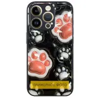 Чехол накладка Prisma Plushie iPhone 11 (Paws)