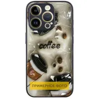Чехол накладка Prisma Plushie Samsung A065 (A06) (Coffee)