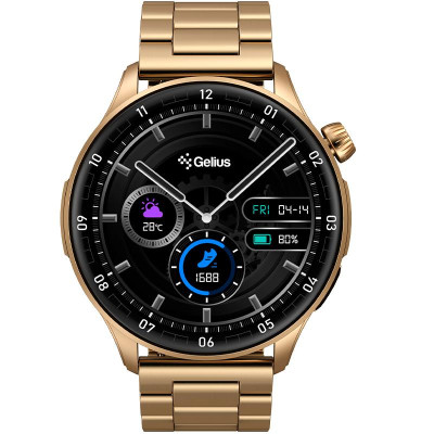 Смарт годинник Gelius Amazwatch GT3 GP-SW010 ( Incredible series) Bronze Gold, Золотий