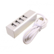 USB хаб Hoco HB-1 4 Ports Silver, Срібний USB хаб Hoco HB-1 4 Ports Silver, Срібний
