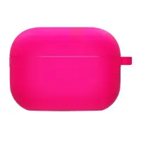 Чехол для наушников AirPods Pro 3 Microfiber Розовый /Barbie Pink
