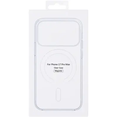 Чохол накладка Clear MagSafe (AAA) iPhone 17 Pro Max Прозора