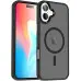 Чехол Накладка Ummi Colorfull MagSafe iPhone 16 Plus Черная