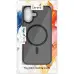 Чехол Накладка Ummi Colorfull MagSafe iPhone 16 Plus Черная