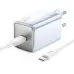Сетевое зарядное устройство Hoco N48 65W 1USB+Type-C to Type-C Голубой Сетевое зарядное устройство Hoco N48 65W 1USB+Type-C to Type-C Голубой