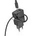Мережевий зарядний пристрій Hoco N63 USB-C+USB-A 30W + Кабель Type-C to Type-C Black, Чорний